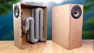 DIY Very Powerful Subwoofer with PVC pipe  powerful bass [upl. by Asirral]