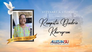 Live Streaming Uitvaart amp Crematie Rampatie Doebrie Kharagram ॐ [upl. by Asfah]