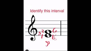 🎵 MUSIC THEORY 768 Intervals musictutor music tutorial musictheory practice musictheory101 [upl. by Carrew278]