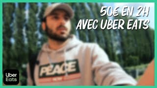 OBJECTIF 50€ EN 2H AVEC UBER EATS  🍔💸🕑 [upl. by Avery]