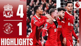 Brilliant Anfield Comeback Liverpool 41 Luton Town  Highlights [upl. by Salene]