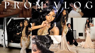 SENIOR PROM 2024 VLOG grwm appointments makeup photos  more  maya simonè [upl. by Enelad]