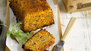 Vegetarisch gehaktbrood met seitan gehakt  Bertyn recept [upl. by Alcus]