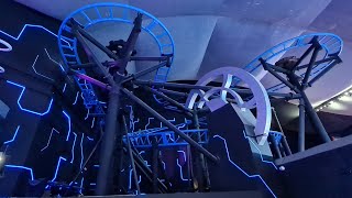 Rides amp Coasters VR Park Dubai Dubai Drone Burj Drop Stealth Dubai Mall 2022 United Arab Emirates [upl. by Yovonnda]