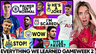 What We Learned From Each Big PL Club After Gameweek 2 [upl. by Cati]