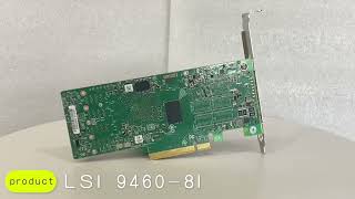 Original LSI 94608i 055001102 megaraid SAS SATA NVMe PCIe RAID Controller card 12gbs [upl. by Isabel468]