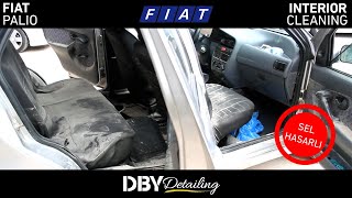 Sel Hasarı  Fiat Palio Detaylı İç Temizlik amp Sterilizasyon Uygulamaları  DBY Detailing [upl. by Connelley]