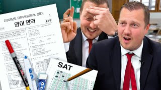 British Headmaster tries Korea’s Infamous English SAT [upl. by Pampuch]