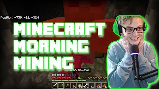 Minecraft  Morning Mining✌🏻 [upl. by Moshell]