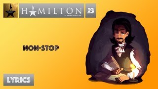 23 Hamilton  NonStop VIDEO LYRICS [upl. by Lewiss]