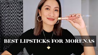 Top Lipstick Shades For Morenas  TryOn  Laureen Uy [upl. by Hallutama456]