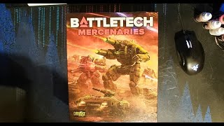 Battletech Mercenaries Box Set Unboxing [upl. by Becket942]