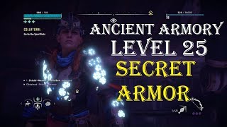 Horizon Zero Dawn Ancient Armory  Level 25  Side Quests [upl. by Anneirb681]