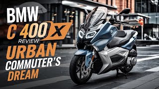 BMW C 400 X Review The Ultimate Urban Commuter Scooter BMWC400X ScooterReview ScooterLife bike [upl. by Stark455]