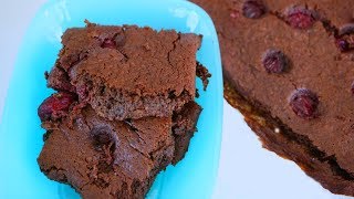 Quick Fit Brownie Recipe flourless Kolay Fit Brownie Tarifi unsuz [upl. by Haines]