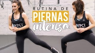 Rutina de ejercicios de piernas intensa en casa  10 minutos [upl. by Sivla]