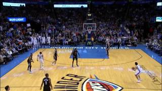 Alex Abrines Deep Buzzer Beater Clippers vs Thunder December 31 2016 [upl. by Tnecnivleahcim]