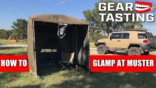 How to Glamp at Muster  Gear Tasting 110 [upl. by Mazel988]