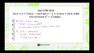 SOAL UTBK Tentang Trigonometri utbk matematika [upl. by Jehial90]