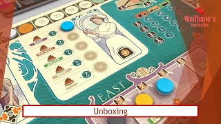 Carnegie Kickstarter Deluxe Version Board Game  Unboxing [upl. by Yellek404]