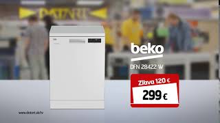 MAXI výpredaj  umývačka Beko DFN 28422 W [upl. by Esinaej]