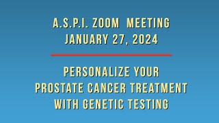 Personalize Your Prostate Cancer Treatment with Genetic Test [upl. by Anaeli]