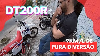 PRIMEIRA VEZ ANDANDO DE YAMAHA DT 200R [upl. by Alaj740]