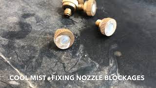 Cleaning the Misting Nozzles  DIY [upl. by Audette]