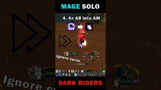 Solo DARK RIDERS as mage easily [upl. by Enajaras]