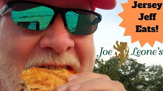 🍔 Jersey Jeff Eats  Joe Leones Italian Specialty Shop Meatball Parm Sandwich amp Salad At The Park [upl. by Budge]