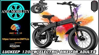 Describing Luckeep 1200W Electric Bike for Adults Amazon [upl. by Abran]