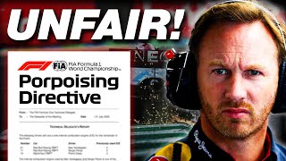 Horner FURIOUS about NEW FIA porpoising rules [upl. by Rifkin]