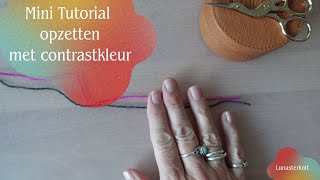 tutorial 2 kleuren opzet [upl. by Imeka]