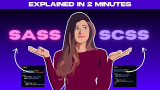 Explained in 2 minutes SASS vs SCSS [upl. by Eissel630]