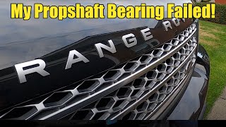 RANGE ROVER  Propshaft Centre Bearing Failure [upl. by Otsugua]