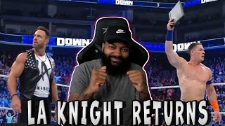 LA KNIGHT RETURNS AND SAVES JOHN CENA [upl. by Lletnahc]