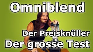 Omniblend V  der günstige Hochleistungsmixer Der grosse Test Die Alternative zum Vitamix [upl. by Singband699]