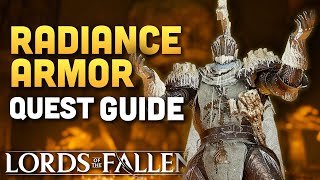 Illuminator Aubrey Armor Set amp Weapon Full Guide New Radiance Quest  Lords of the Fallen [upl. by Hayilaa]