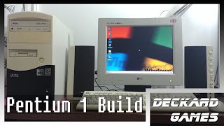 Building a Pentium 1 DOSWindows 95 PC [upl. by Garihc739]