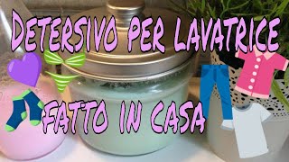 DETERSIVO PER IL BUCATO FATTO IN CASA  ecco come farlo CREMOSO E PROFUMATO  PER CAPI BIANCHI [upl. by Oribella]