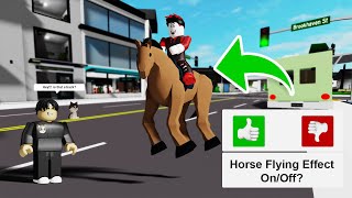 TikTok Horse Flying Hack in Brookhaven 🏡Rp [upl. by Norrahs]