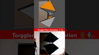 Torggler door animation 🚪👩‍🔧 3dmodeling animation mechanical cad 3d 🔥 [upl. by Myranda286]