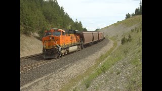 BNSF On Granite Pass in Idaho [upl. by Airtened]