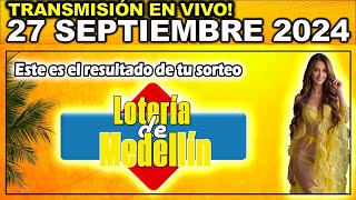 Resultado LOTERIA DE MEDELLIN VIERNES 27 de septiembre 2024 [upl. by Morey]