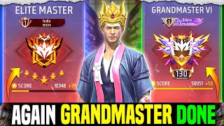 Road To Grandmaster in Solo ☠️Solo Rank Push Tips amp Tricks ✅freefire [upl. by Farhsa774]