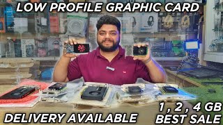 Low profile Graphic cards latest price in 2024  Best Gpu 1 2 and 4 GB  Delivery also available [upl. by Enilamme]