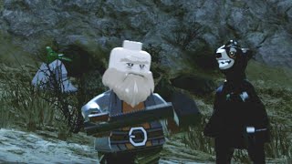 LEGO The Hobbit  Jimli The Blacksmith w Free Play Gameplay [upl. by Janerich938]