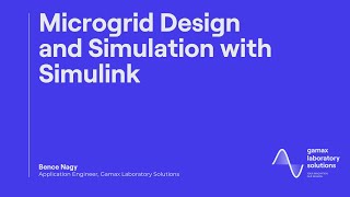 Microgrid Design and Simulation with Simulink  Bence Nagy [upl. by Amzaj241]