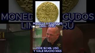 PIDE 2 MIL DÓLARES MONEDA ORO 8 ESCUDOS💲 EL EXPERTO LA REVISA y SORPRESA VALE MUCHO MÁS 💲💲 pawnshop [upl. by Him632]