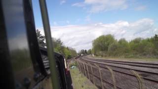 Footplate Ride On 4144  Didcot Railway Center [upl. by Etna]